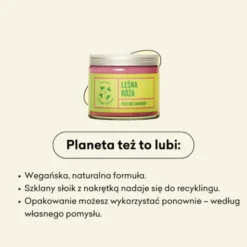 Mydlarnia 4 Szpaki, Peeling cukrowy, Leśna Róża, 250 ml