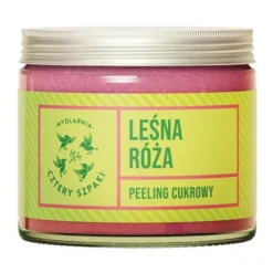 Mydlarnia 4 Szpaki, Peeling cukrowy, Leśna Róża, 250 ml