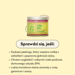 Mydlarnia 4 Szpaki, Peeling cukrowy, Leśna Róża, 250 ml