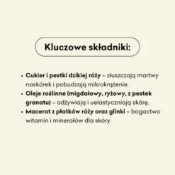 Mydlarnia 4 Szpaki, Peeling cukrowy, Leśna Róża, 250 ml