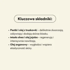 Mydlarnia 4 Szpaki, Peeling cukrowy, Truskawka i Werbena, 250 ml