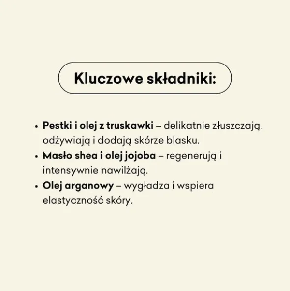 Mydlarnia 4 Szpaki, Peeling cukrowy, Truskawka i Werbena, 250 ml