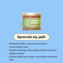 Mydlarnia 4 Szpaki, Peeling cukrowy, Truskawka i Werbena, 250 ml