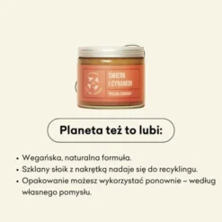 Mydlarnia 4 Szpaki, peeling cukrowy, Świerk i Cynamon, 250 ml