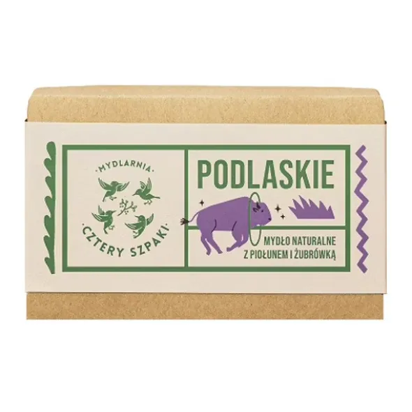 Mydlarnia 4 Szpaki, Podlaskie, naturalne mydło w kostce, 110 g