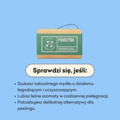 Mydlarnia 4 Szpaki, Pokrzywa, naturalne mydło w kostce, 110 g