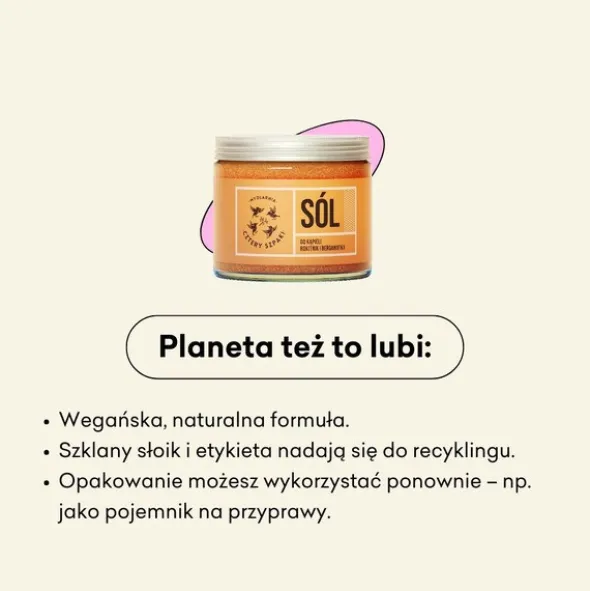 Mydlarnia 4 Szpaki, Rokitnik i Bergamotka, sól do kąpieli, 320 g