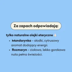 Mydlarnia 4 Szpaki, Rozmaryn i Mandarynka, naturalne mydło w kostce, 110 g