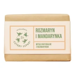 Mydlarnia 4 Szpaki, Rozmaryn i Mandarynka, naturalne mydło w kostce, 110 g