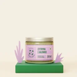 Mydlarnia 4Szpaki, Rozświetlający peeling cukrowy, cytryna i jałowiec, 250ml