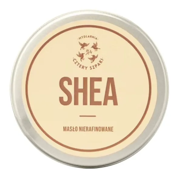 Mydlarnia 4 Szpaki, Shea, nierafinowane masło do ciała, 150 ml