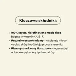 Mydlarnia 4 Szpaki, Shea, nierafinowane masło do ciała, 150 ml