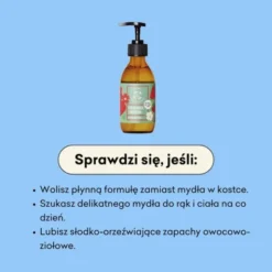 Mydlarnia 4 Szpaki, Truskawka i Werbena, mydło w płynie, 300 ml