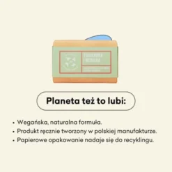 Mydlarnia 4 Szpaki, Truskawka i Werbena, naturalne mydło peelingujące, 110 g