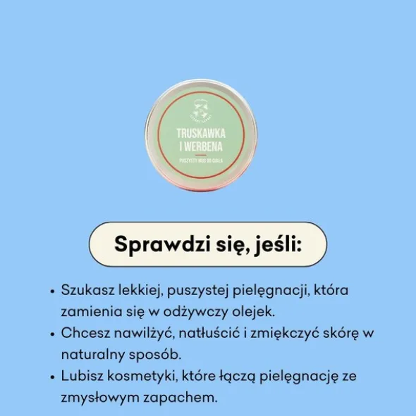 Mydlarnia 4 Szpaki, Truskawka i Webena, mus do ciała, 150 ml