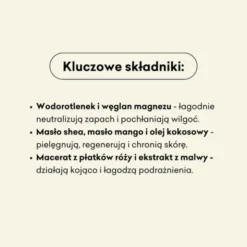 Mydlarnia 4 Szpaki Wanilia i Palmaroza, delikatny dezodorant w kremie, 60 ml