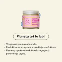 Mydlarnia 4 Szpaki Wanilia i Palmaroza, delikatny dezodorant w kremie, 60 ml