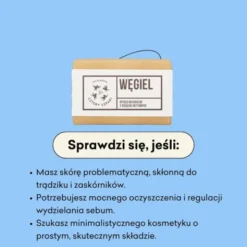 Mydlarnia 4 Szpaki, Węgiel, naturalne mydło w kostce, 110 g