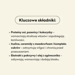 Mydlarnia 4 Szpaki, wygładzająca maska do włosów, pokrzywowa, 190 ml