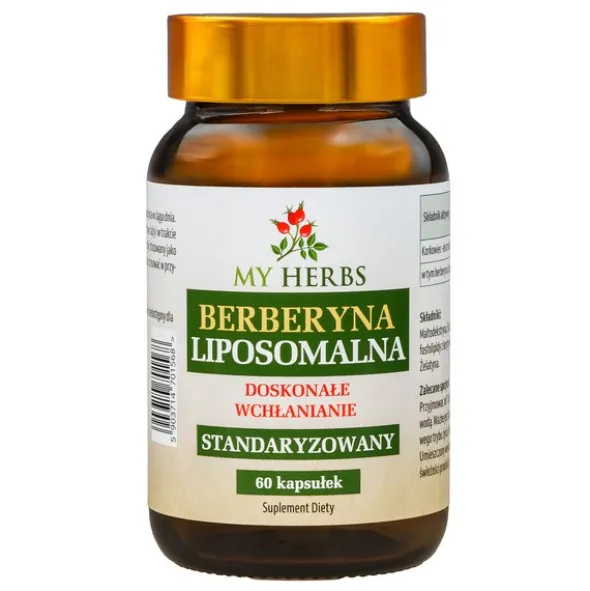 My Herbs Berberyna Liposomalna, kapsułki., 60 szt.
