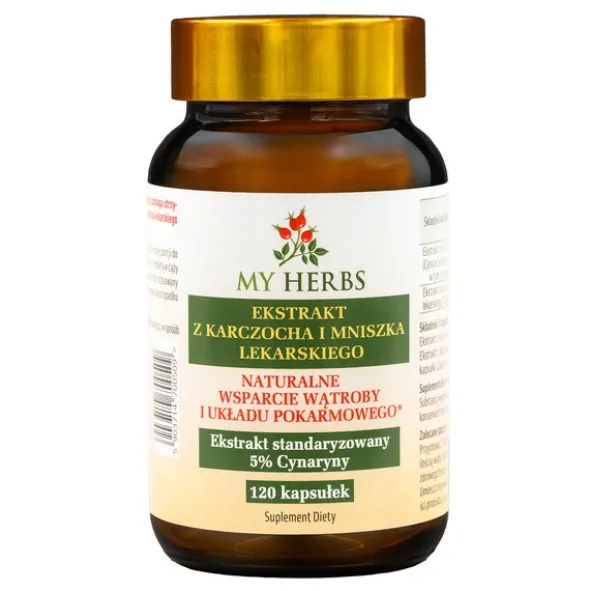 My Herbs Ekstrakt z karczocha i mniszka lekarskiego, kapsułki, 120 szt.