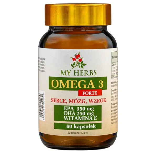 My Herbs Omega 3 Forte, kapsułki, 60 szt.