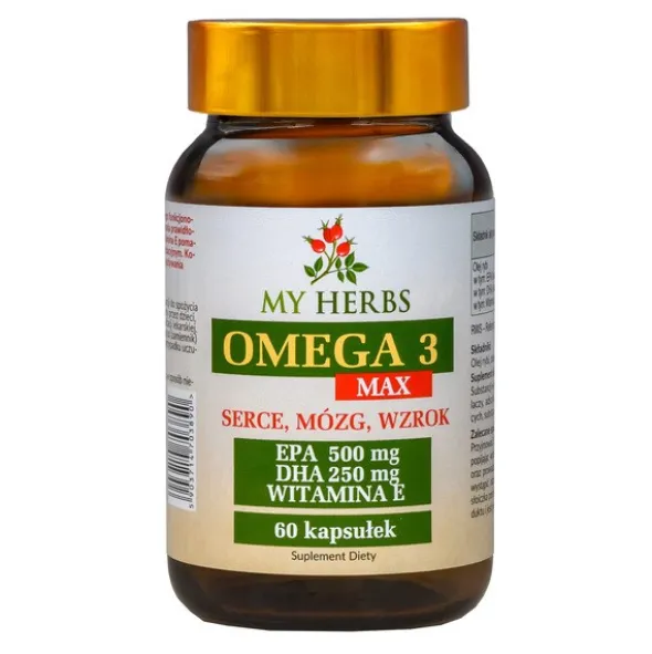 My Herbs Omega 3 Max, kapsułki, 60 szt.