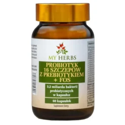 My Herbs Probiotyk 16 Szczepów z Prebiotykiem + FOS, kapsułki, 60 szt.