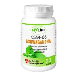 My Life, KSM-66 Ashwagandha, tabletki, 90 szt.