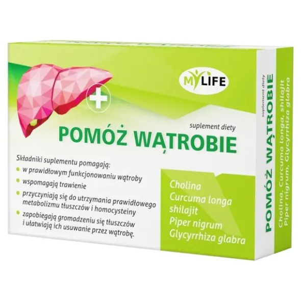 MyLife Pomóż wątrobie, kapsułki twarde, 30 szt.