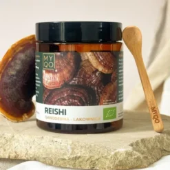 MYQO BIO Reishi, Ganoderma lucidum - Lakownica lśniąca, proszek, 100 g