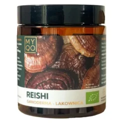 MYQO BIO Reishi, Ganoderma lucidum - Lakownica lśniąca, proszek, 100 g