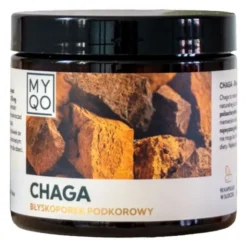 MYQO Chaga Błyskoporek podkorowy, kapsułki, 90 szt.