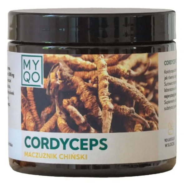 MYQO Cordyceps sinensis Maczużnik chiński, kapsułki, 90 szt.