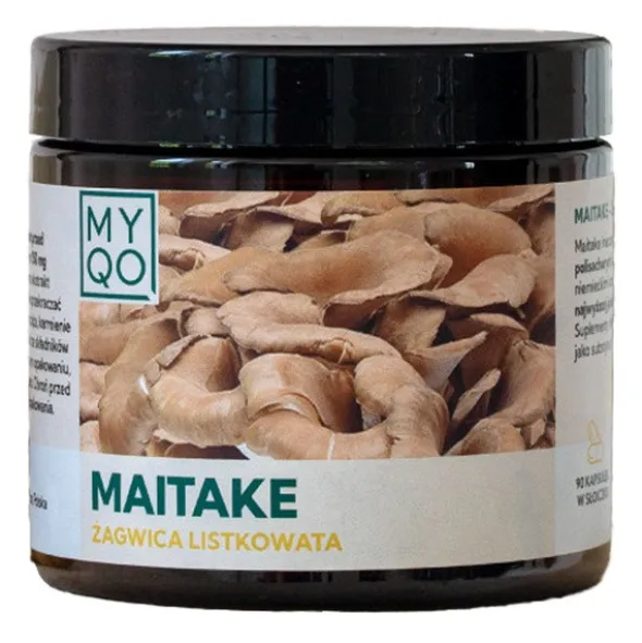 MYQO Maitake - Żagwica listkowata, kapsułki, 90 szt.