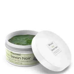 Nacomi Aloe Savon Noir, aloesowe czarne mydło z sokiem z aloesu, 125 g