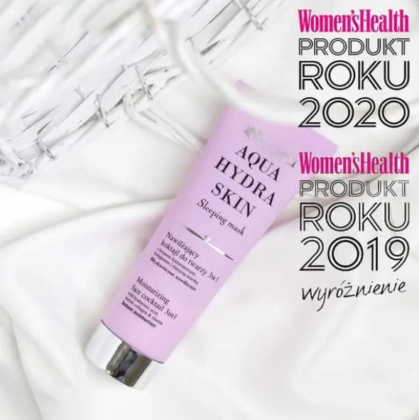 Nacomi Aqua Hydra Skin, nawilżający koktajl do twarzy, 3w1, 85 ml