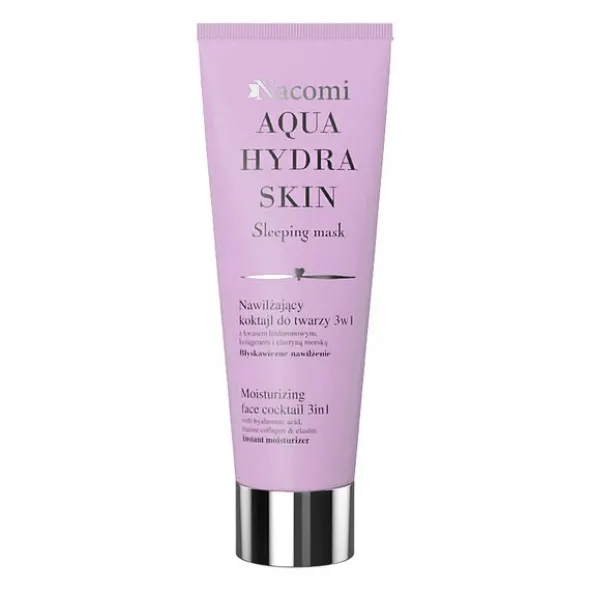 Nacomi Aqua Hydra Skin, nawilżający koktajl do twarzy, 3w1, 85 ml