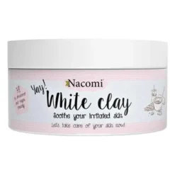 Nacomi, biała glinka, maska łagodząca, 50 g