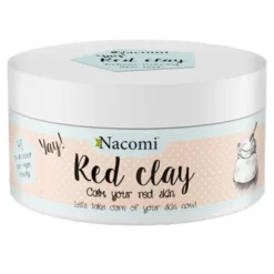 Nacomi, czerwona glinka, maska rozjaśniająca, 100 ml