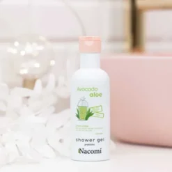 Nacomi, żel pod prysznic, avocado i aloes, 300 ml