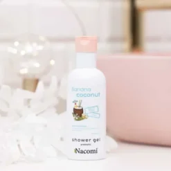 Nacomi, żel pod prysznic, banan i kokos, 300 ml