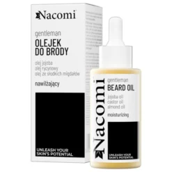 Nacomi Gentleman, nawilżający olejek do brody i zarostu, 40 ml