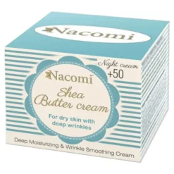 Nacomi, krem shea na noc, 50+, z tripeptydem, 50 ml
