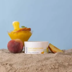 Nacomi, masło do ciała o zapachu brzoskwiniowego sorbetu z cytryną, 100 ml
