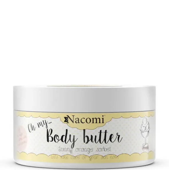 Nacomi, masło do ciała, pomarańczowy sorbet, 100 ml