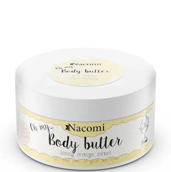 Nacomi, masło do ciała, pomarańczowy sorbet, 100 ml