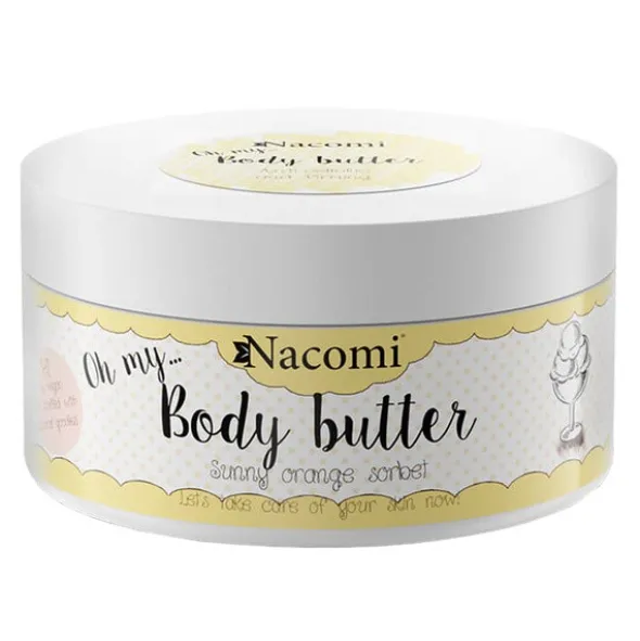Nacomi, masło do ciała, pomarańczowy sorbet, 100 ml