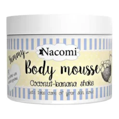 Nacomi, mus do ciała, kokosowo-bananowy shake, 180 ml