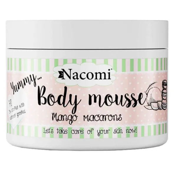 Nacomi, mus do ciała, makaroniki mango, 180 ml